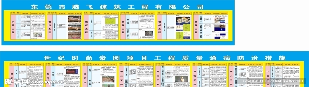 质量宣传画 质量通病 安全知识