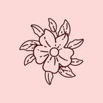 线条矢量手绘花