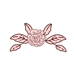 线条矢量手绘花
