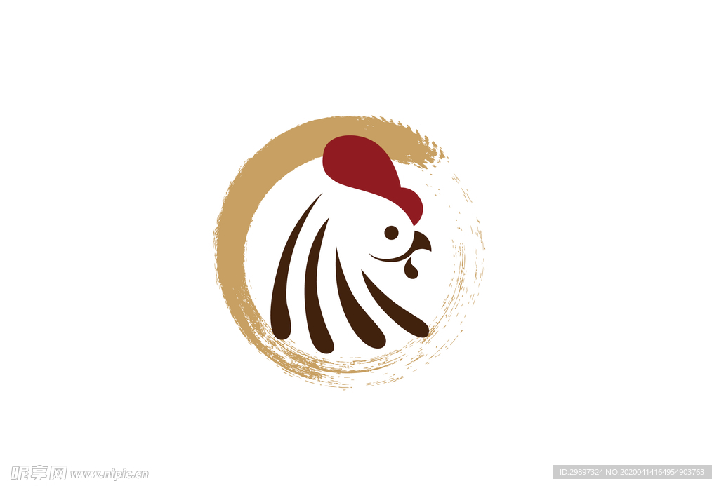 鸡logo