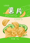 薯片封面包装设计