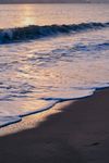 夕阳波浪