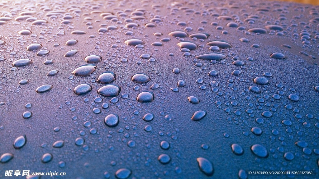 背景水珠