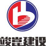 竣崑建设 LOGO 标志 商标