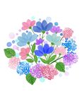 水彩花