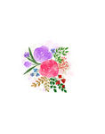 水彩花