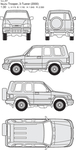 手绘汽车