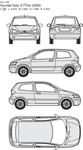 手绘汽车