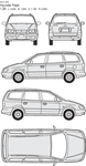 手绘汽车