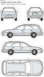 手绘汽车
