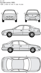 手绘汽车