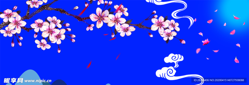 桃花背景图