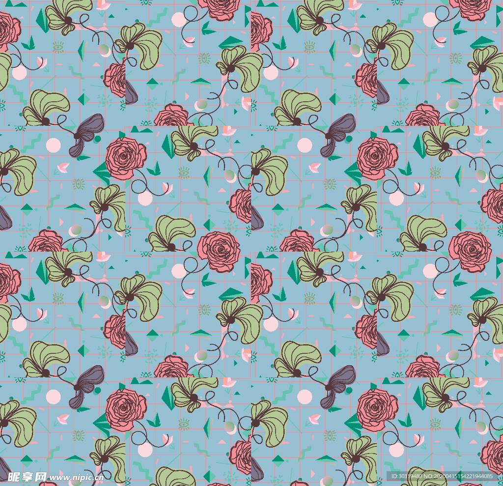数码花型 服装花型 设计 高清