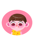 小男孩卡通矢量手绘元素