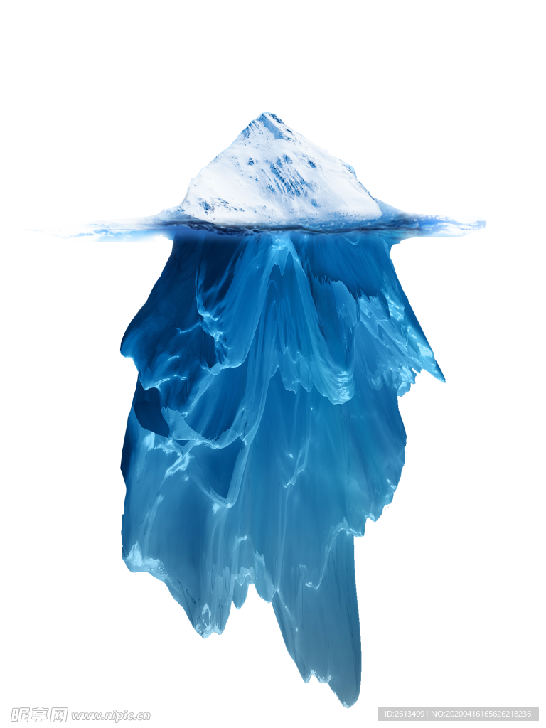 水下冰山模型