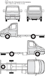 手绘货运汽车