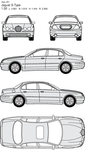 手绘家用轿车