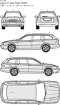 手绘家用轿车