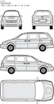 手绘家用轿车