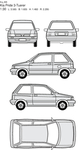 手绘家用轿车
