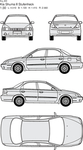 手绘家用轿车