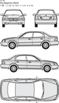 手绘家用轿车