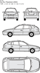 手绘家用轿车