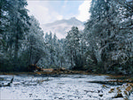 海螺沟 雪山 冬季