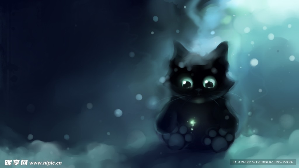 插画 猫咪