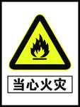 当心火灾