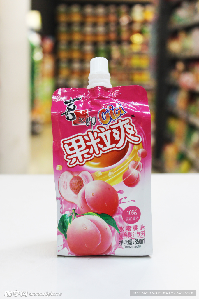 喜之郎果粒爽350ml