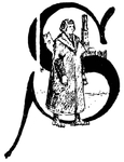 矢量英文复古装饰字母素材
