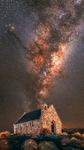 星空下的教堂