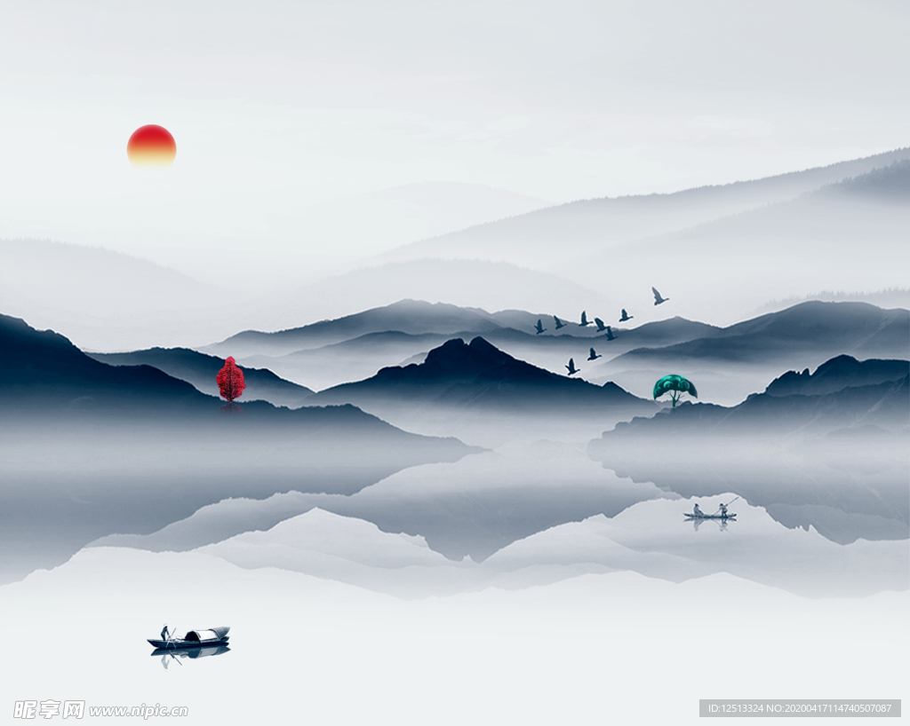 水墨山水