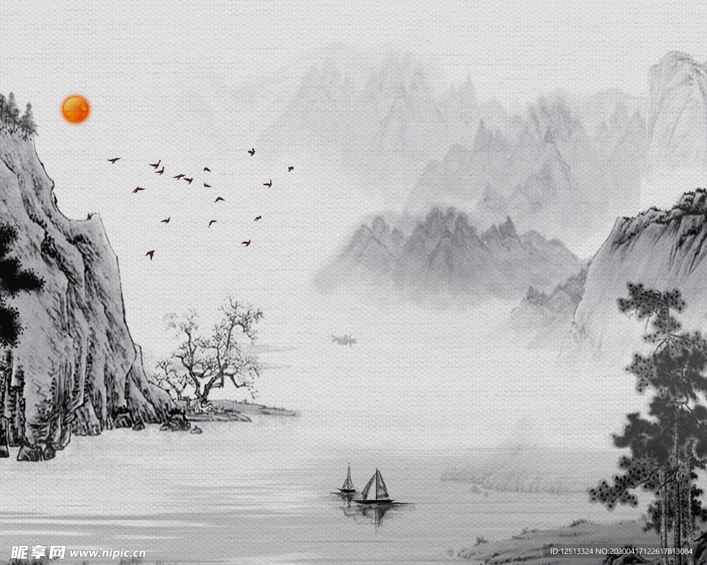 水墨山水