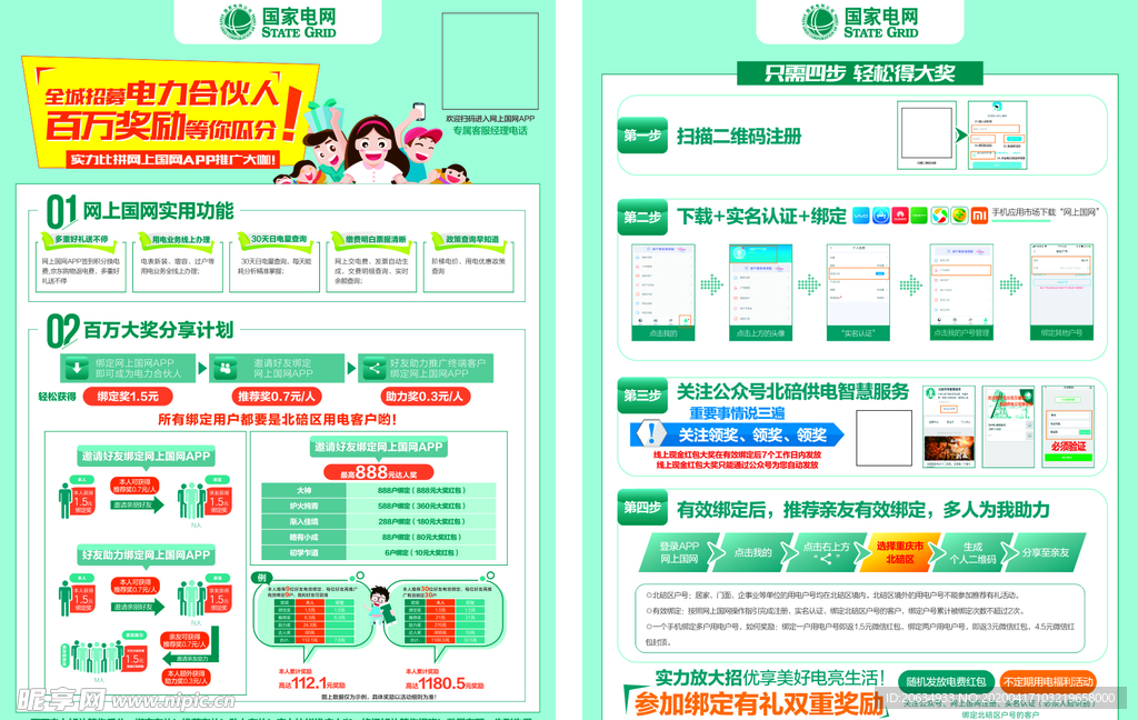 国家电网DM单 海报