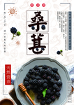 中国风桑葚海报设计
