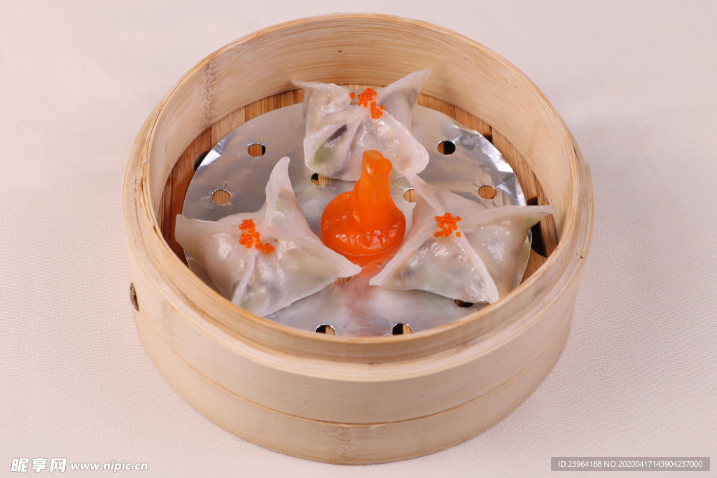 鲜贝贡菜饺