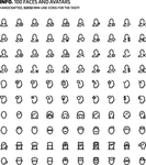 简约人物icon