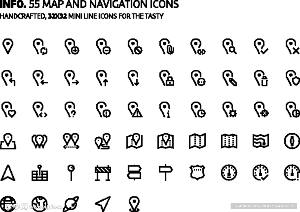 map icon 简约