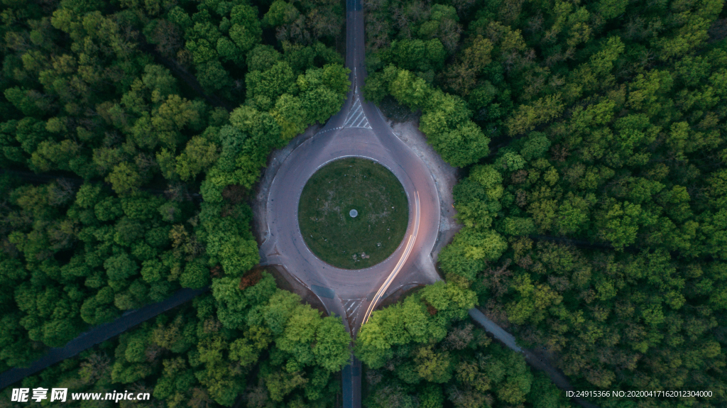森林转盘公路