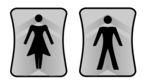 男女卫生间标识