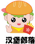 汉堡卡通图