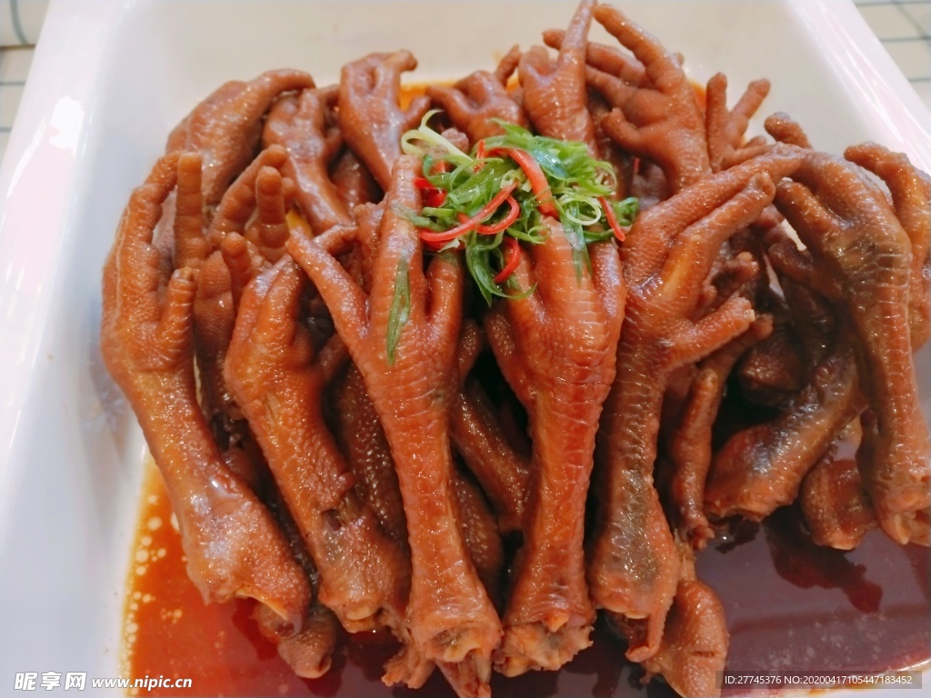 卤鸡爪
