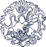 青花瓷神兽龙图案