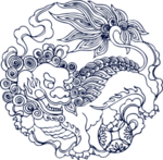 青花瓷神龙图案