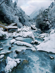 海螺沟 雪景