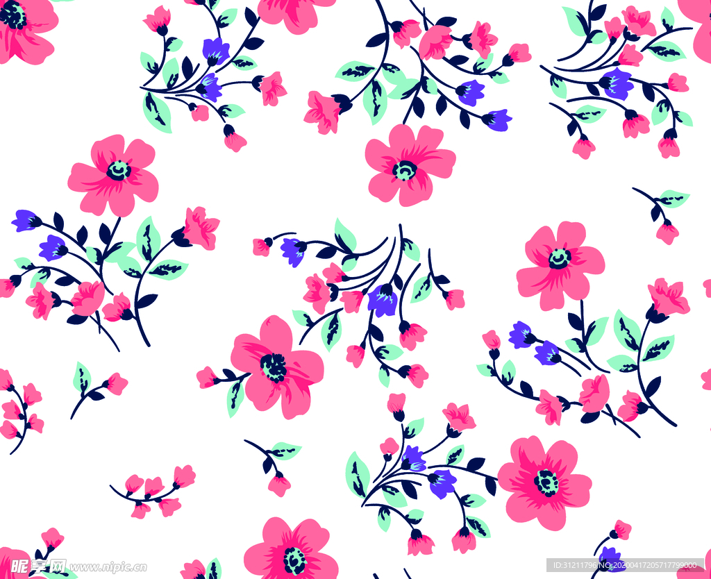 手绘花