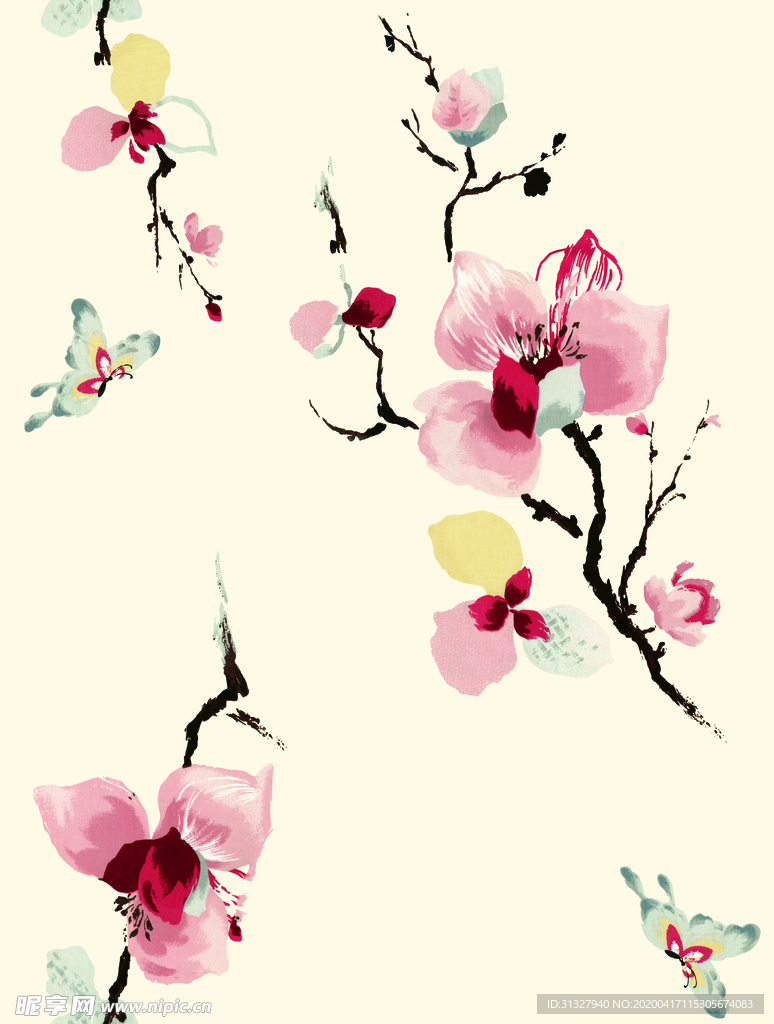 手绘花