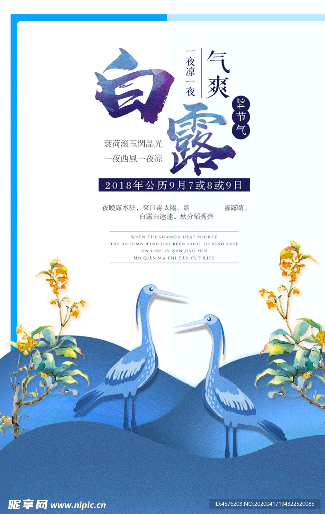 白露海报